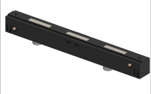 48V M20 Magnetic Low Voltage Track Adapter (Double Heads) For Magnet Lights Excluding Driver