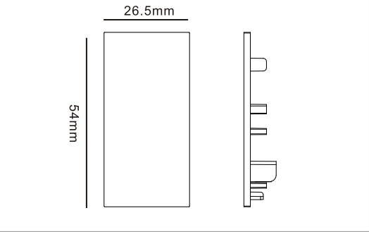 48V Low Voltage Track System End Cap