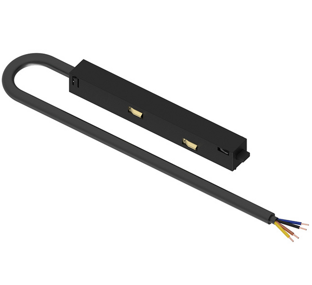 48V M20 Magnetic Low Voltage Track Live End with 500MM Wire